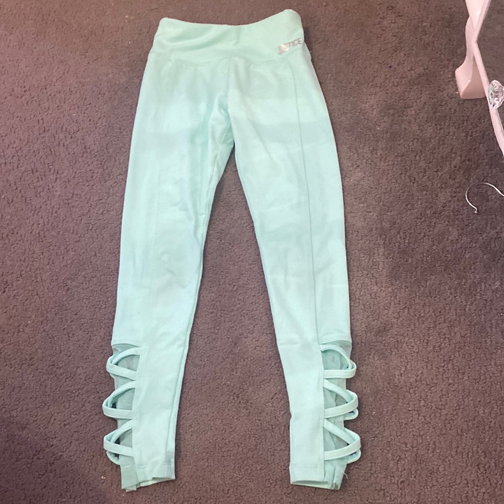 These are from Justice and they are a girls 8 and have been worn maybe 3 times